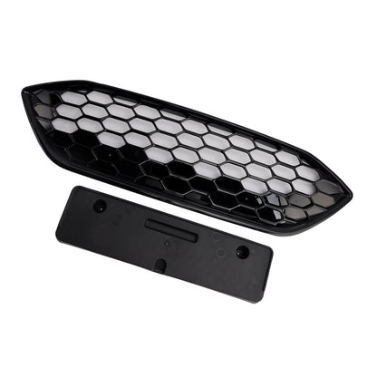 Gloss Black Front Bumper Grille Grill Fit Ford Focus ST + ST Line MK4 2018-2021