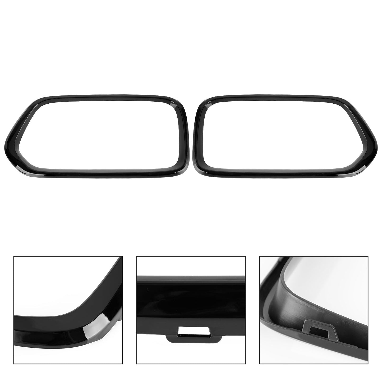 2018-2021 BMW X2 F39 Gloss Black Front Bumper Grill Frame Cover Trim