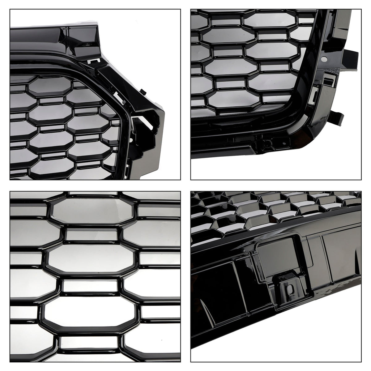 2016-2019 Audi A1 S1 8X Facelift RS Style Black Honeycomb Front Bumper Grille