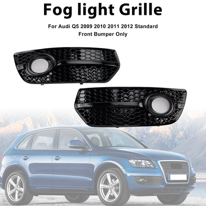 2009-2012 Audi Q5 Front Bumper Fog Light Lamp Cover — Pair