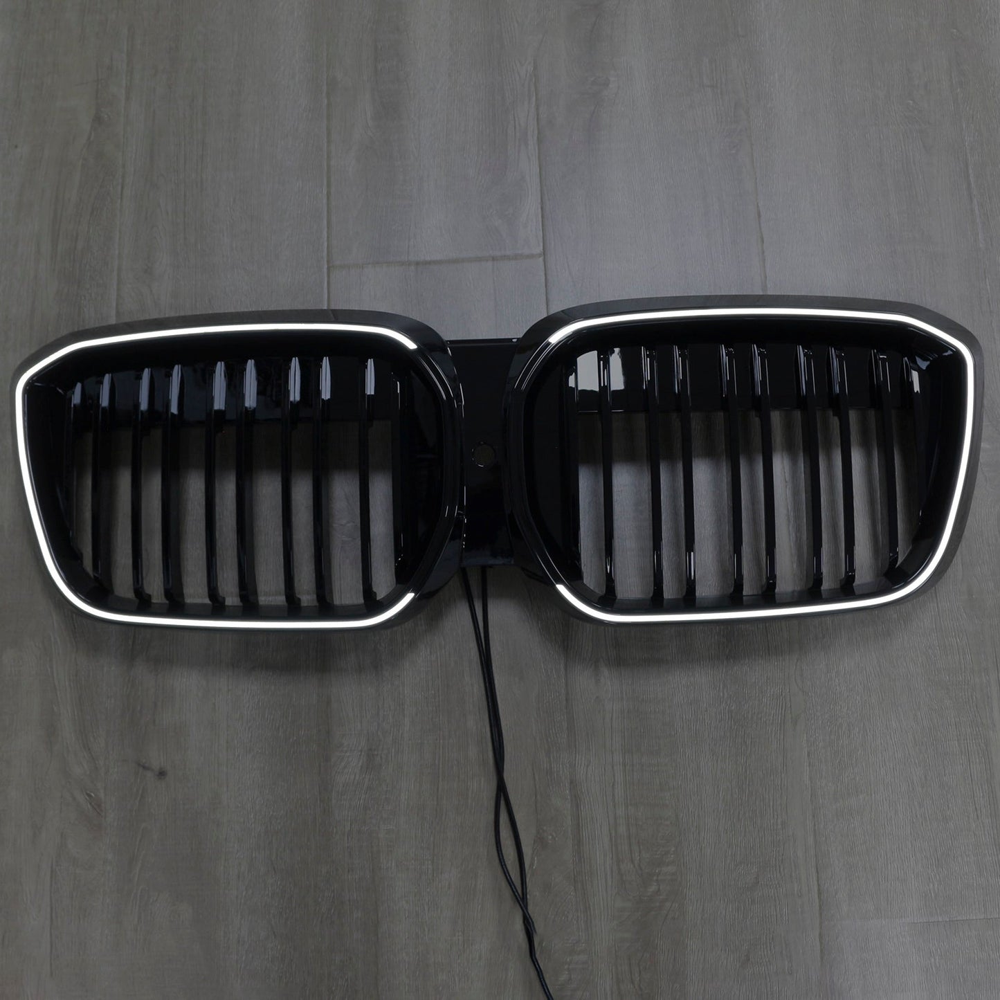 2022-2024 BMW iX3 G08 LCI Double Slat Gloss Black Front Kidney Grille