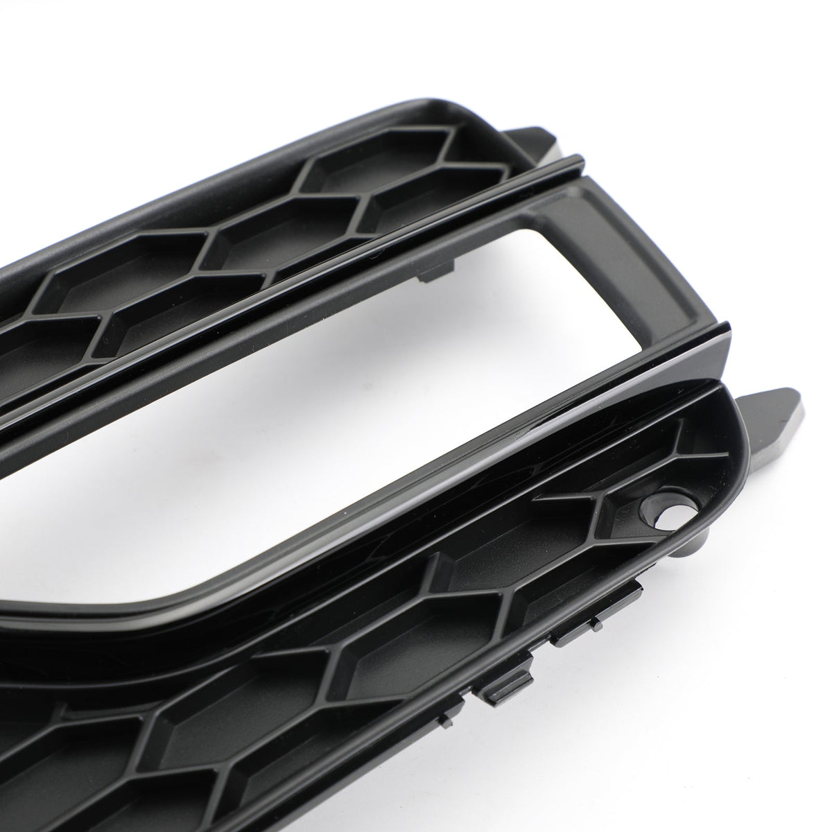 2013-2016 Audi A5 S5 Black Front Fog Lamp Trim Grill — Pair (8T0807681K)