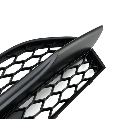 2012-2015 Audi A7 S-Line S7 Black Front Bumper Fog Light Grille Cover