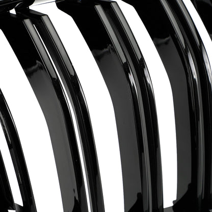 2014-2017 BMW X3 F25 / X4 F26 Gloss Black Front Bumper Kidney Grille