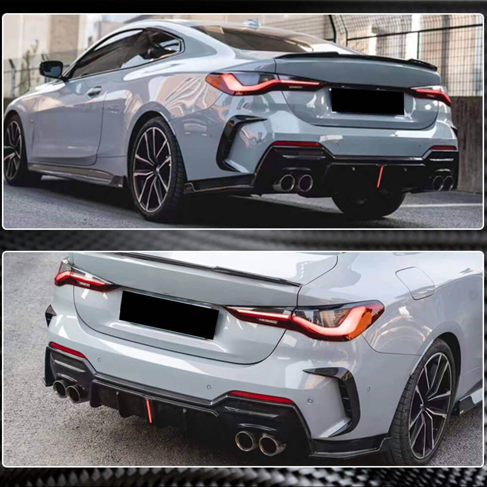 BMW G22 G23 M440i Rear Bumper Diffuser Carbon Fiber/FRP 2021–2022