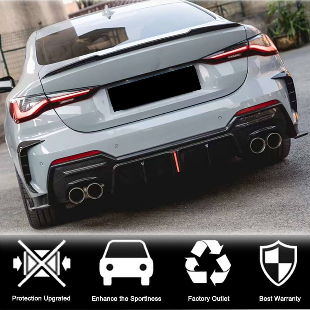 BMW G22 G23 M440i Rear Bumper Diffuser Carbon Fiber/FRP 2021–2022