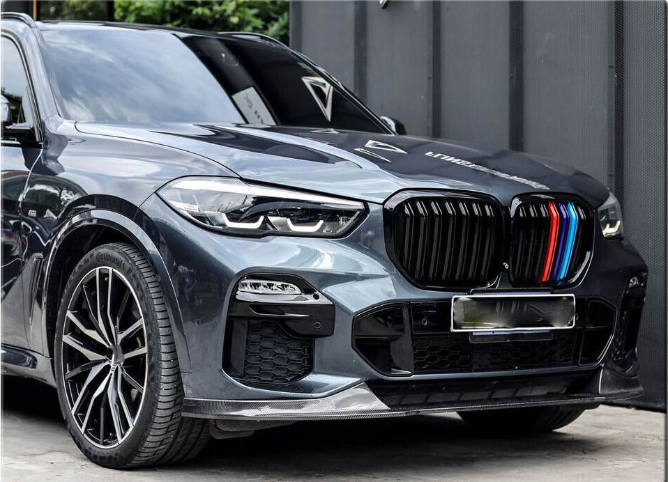 BMW X5 G05 M Sport H Style Front Bumper Lip Carbon Fiber/FRP 2019–2020