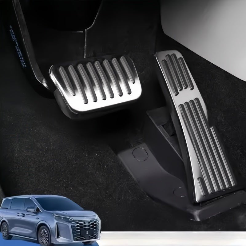 Brushed Aluminum Pedal for BYD M9 & Denza D9