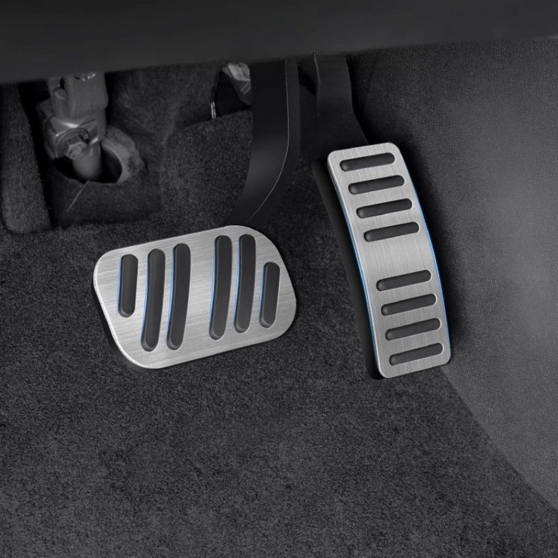 Brushed Aluminum Performance Pedal Covers for BYD Sealion 5 DM-i