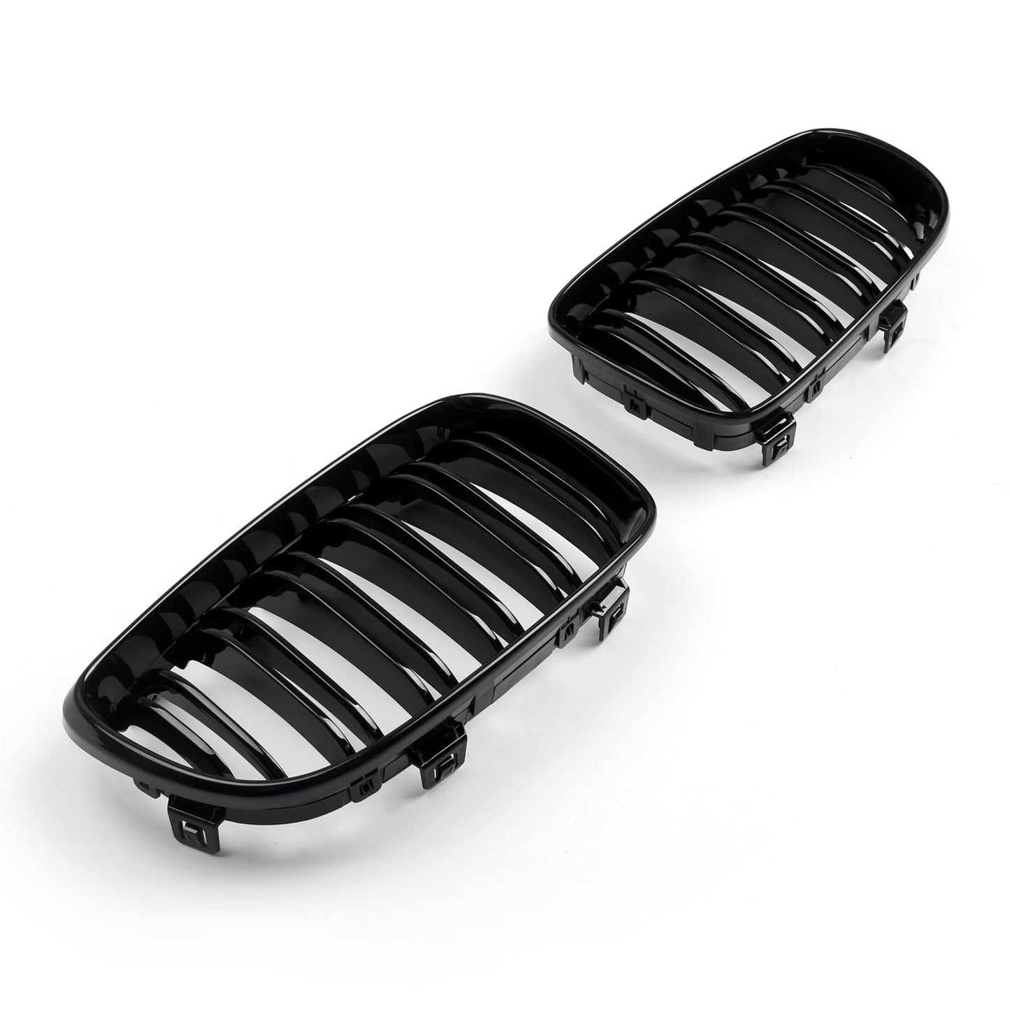 2008-2011 BMW E82 Coupe Gloss Black Front Kidney Grille