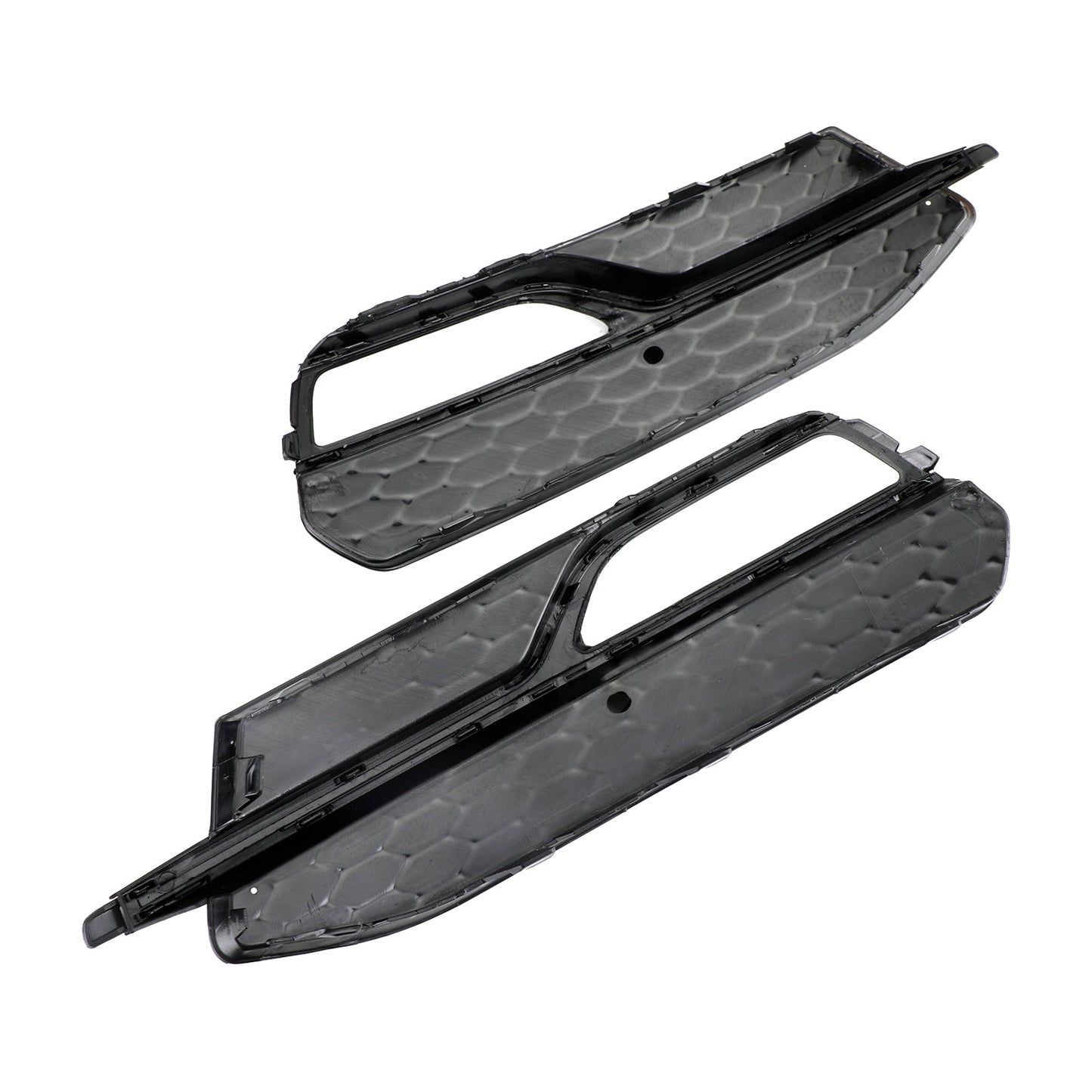 2013-2016 Audi A3 S-Line Lower Bumper Fog Light Cover Grill — Pair (8V3807681G / 8V3807682G)
