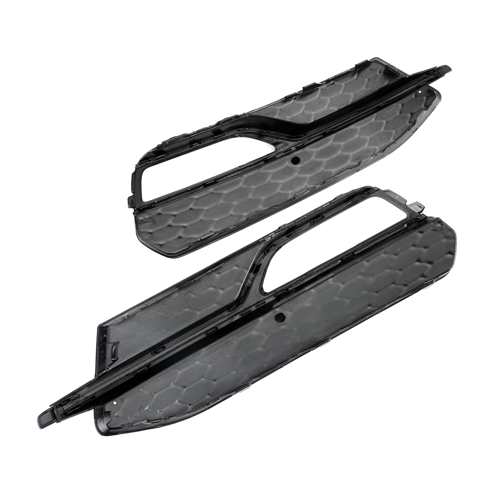 2013-2016 Audi A3 S-Line Lower Bumper Fog Light Cover Grill — Pair (8V3807681G / 8V3807682G)