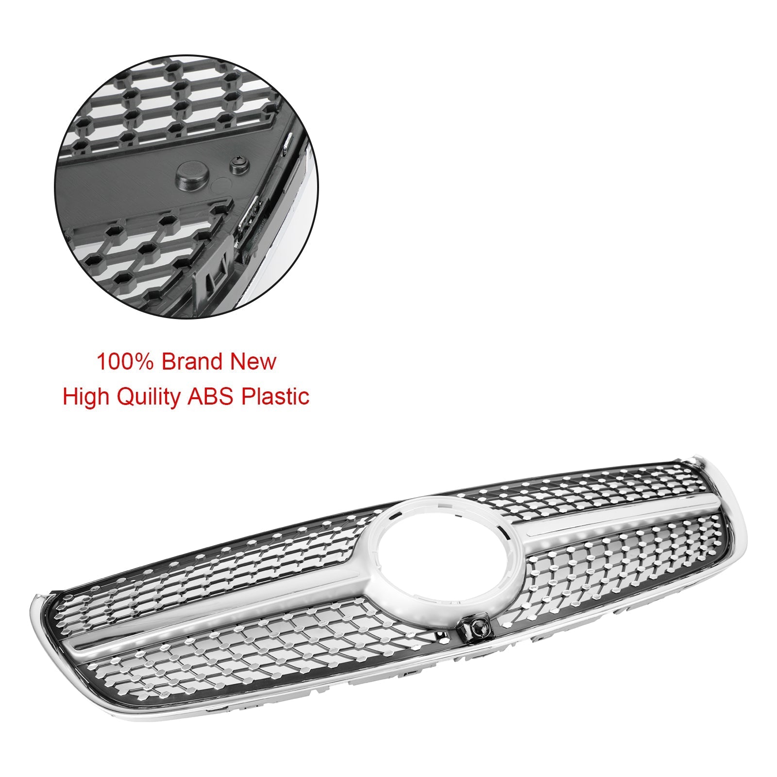 2014-2019 Mercedes-Benz V-Class W447 Diamond Front Upper Grille