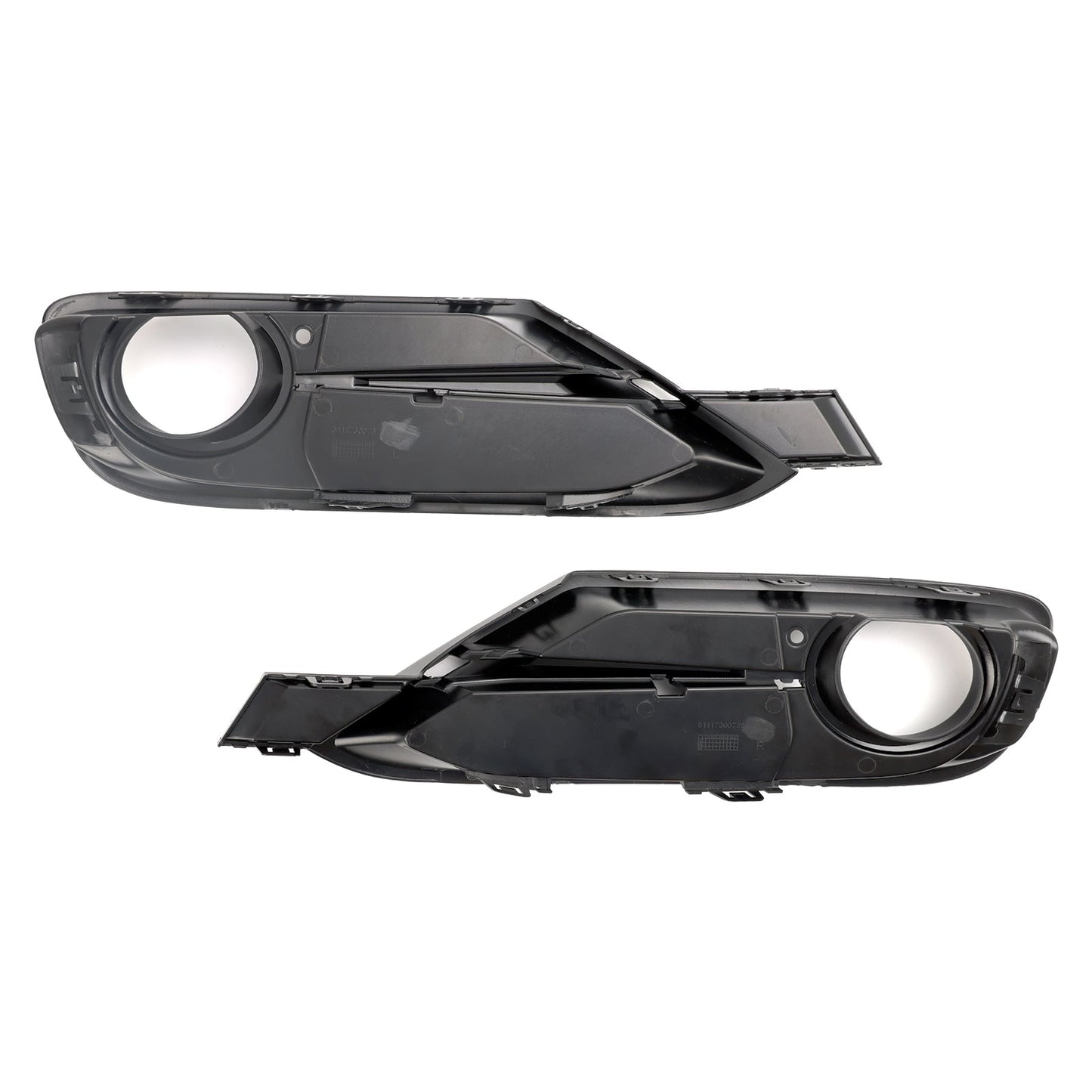 2013-2015 BMW 3 Series F31 Front Bumper Fog Light Grille Cover — Pair (51117300739 / 51117300740)