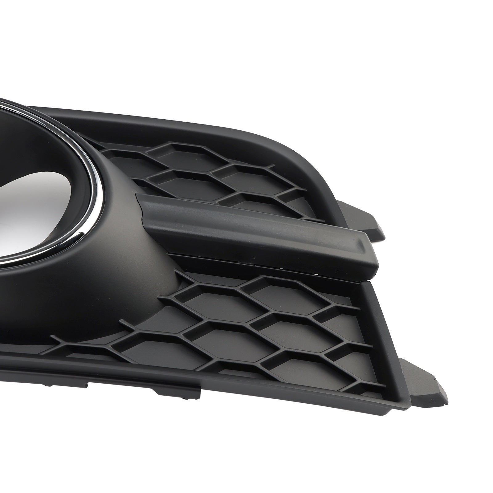 2012-2015 Audi A7 S-Line S7 Black Front Bumper Fog Light Grille Cover