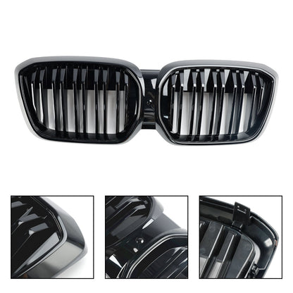 2021-2024 BMW iX3 G08 LCI Gloss Black Front Kidney Grille