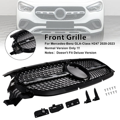 2020-2023 Mercedes-Benz GLA-Class H247 GLA200 GLA250 Diamond Front Grille