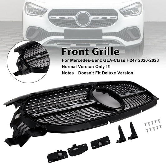2020-2023 Mercedes-Benz GLA-Class H247 GLA200 GLA250 Diamond Front Grille