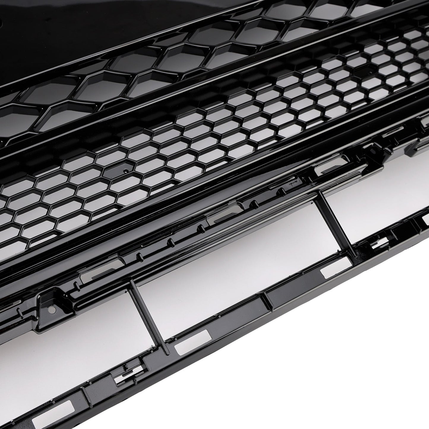 2013-2017 Audi Q5 Gloss Black Front Honeycomb Bumper Grille