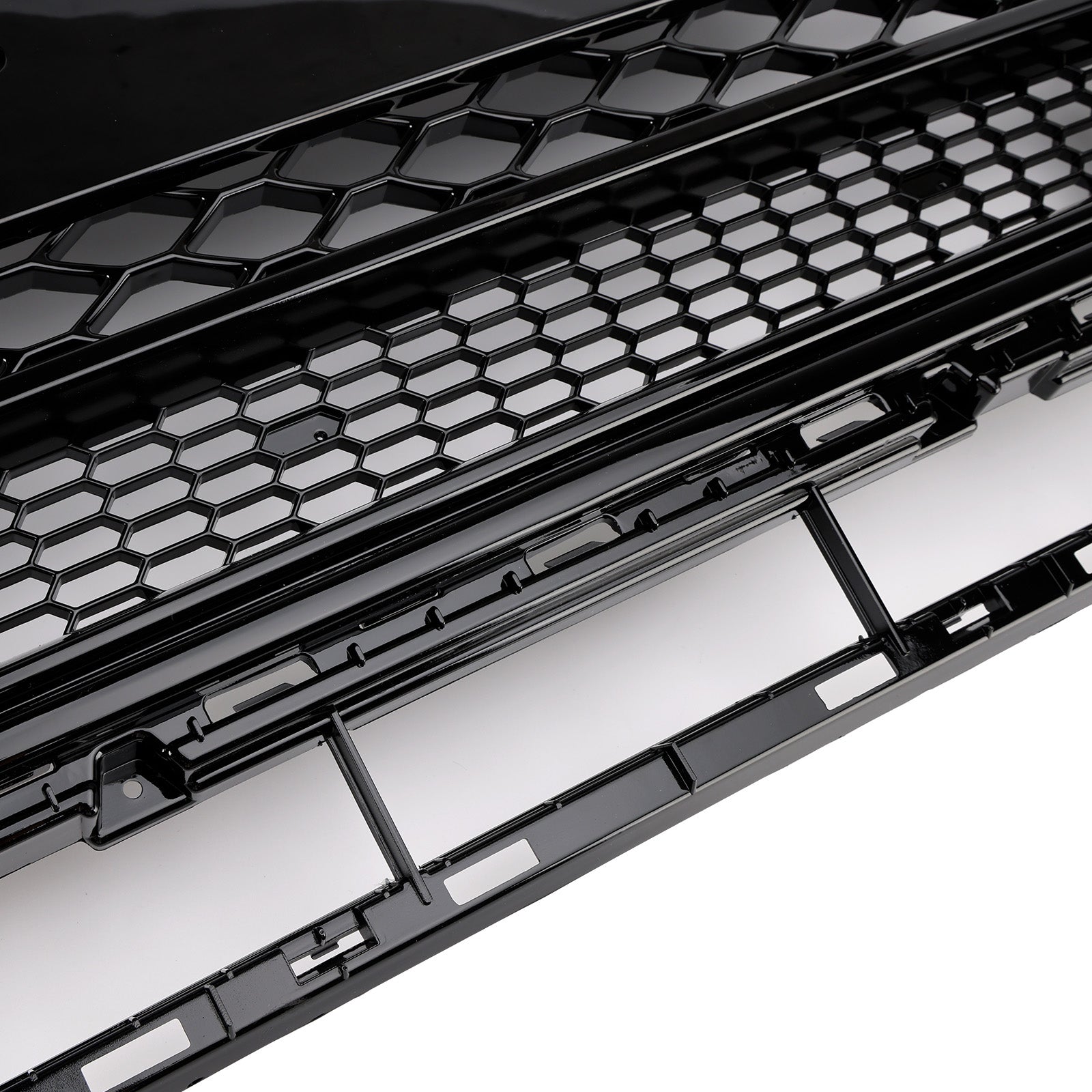 2013-2017 Audi Q5 Gloss Black Front Honeycomb Bumper Grille