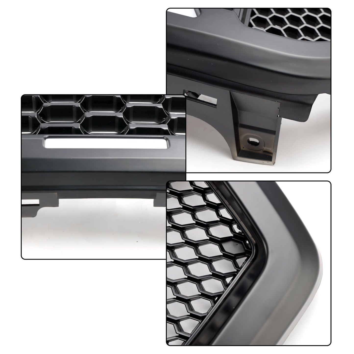 2019-2023 Ford Ranger Black Front Bumper Grill Grille T8 W/LED Light