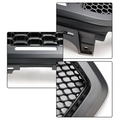 2019-2023 Ford Ranger Black Front Bumper Grill Grille T8 W/LED Light