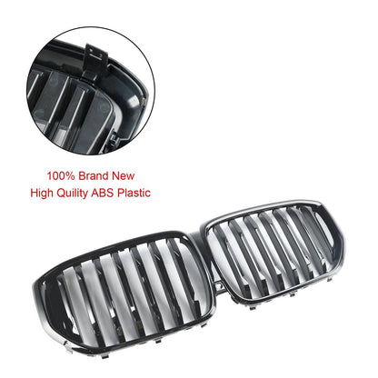 2024+ BMW X5 G05 LCI Gloss Black Front Bumper Kidney Grille