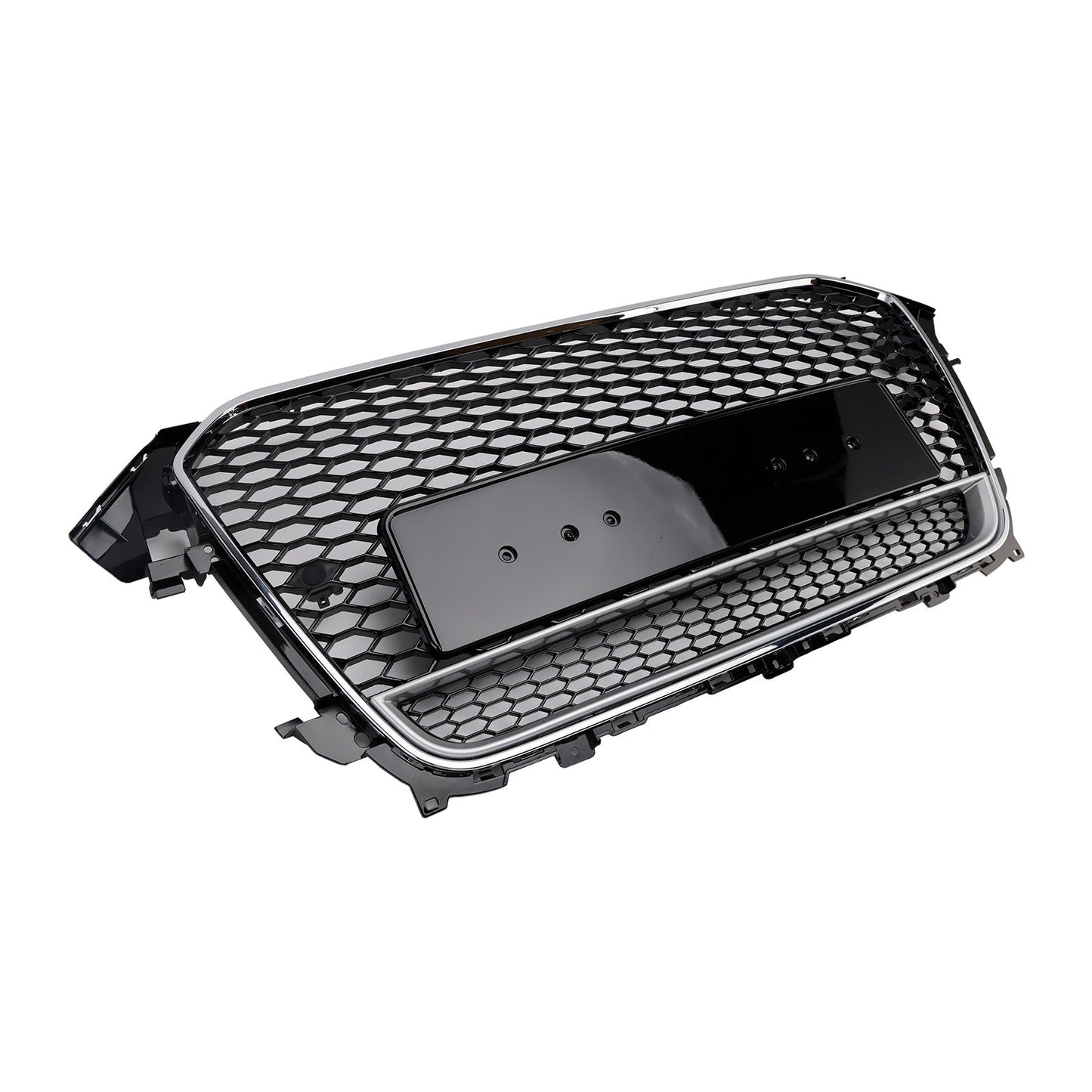 2013-2016 Audi A4 S4 B8.5 RS4 Style Front Bumper Grille with Quattro Badge