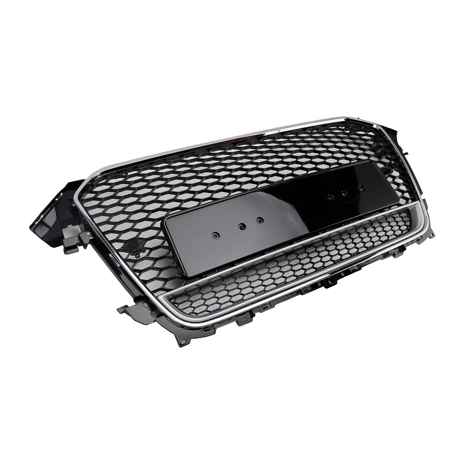 2013-2016 Audi A4 S4 B8.5 RS4 Style Front Bumper Grille with Quattro Badge