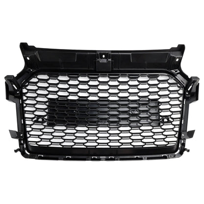 2016-2019 Audi A1 S1 8X Facelift RS Style Black Honeycomb Front Bumper Grille