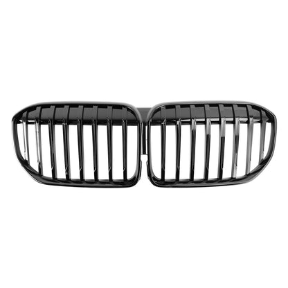 2019-2022 BMW 7 Series G11 5-Door Saloon Facelift Gloss Black Front Kidney Grille