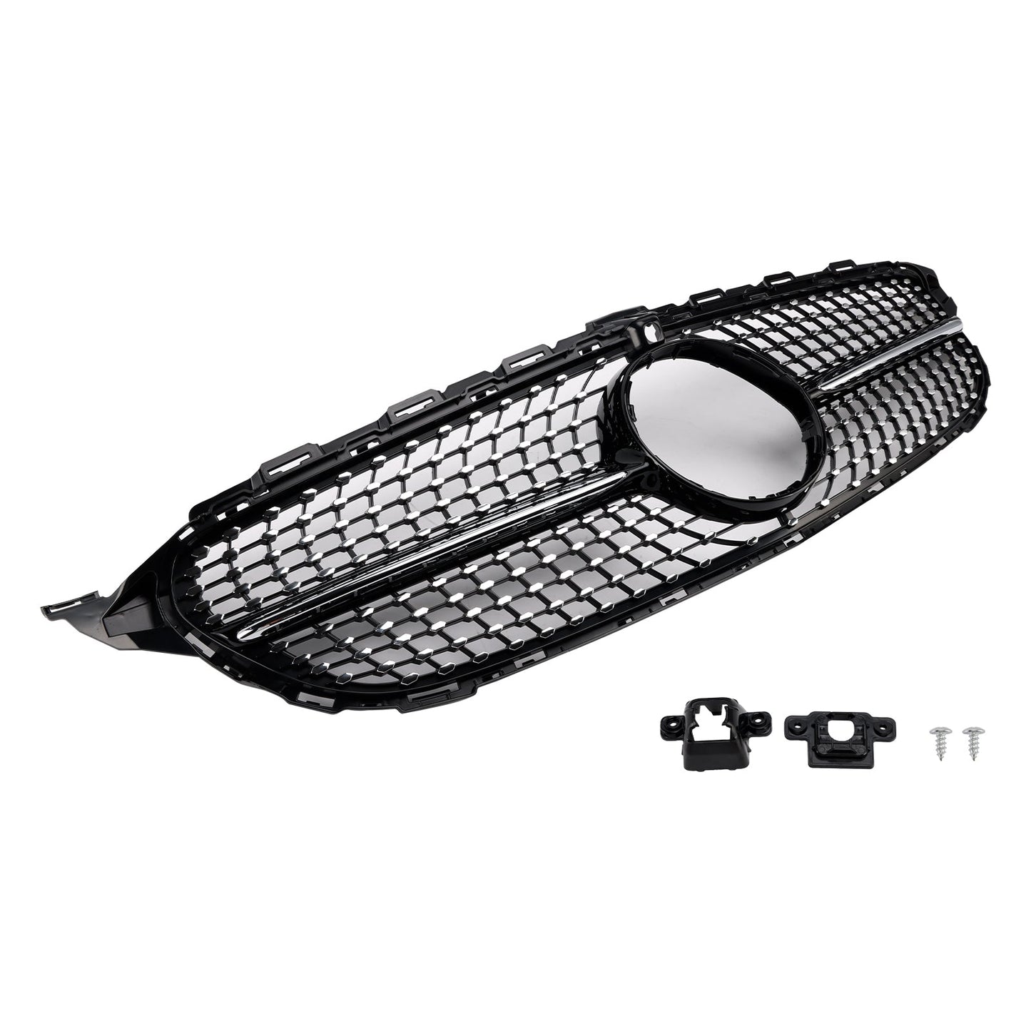 2015-2018 Mercedes-Benz C-Class W205 C250 C300 C400 Diamond Front Grille