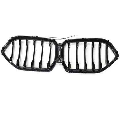 2020-2022 BMW X6 G06 M50i Black Front Bumper Grille with Camera Hole