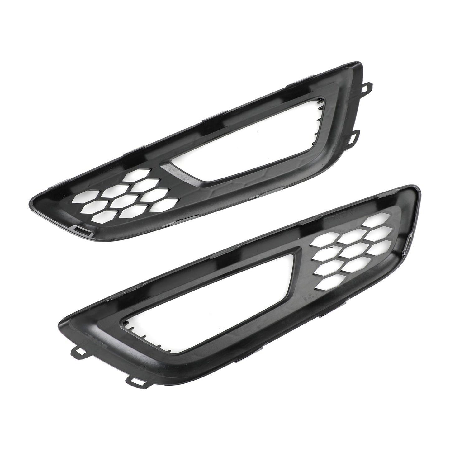 2015-2017 Ford Focus Pair Front Bumper Fog Light Lamp Cover Bezel Grill F1EZ15200A F1EZ15201A