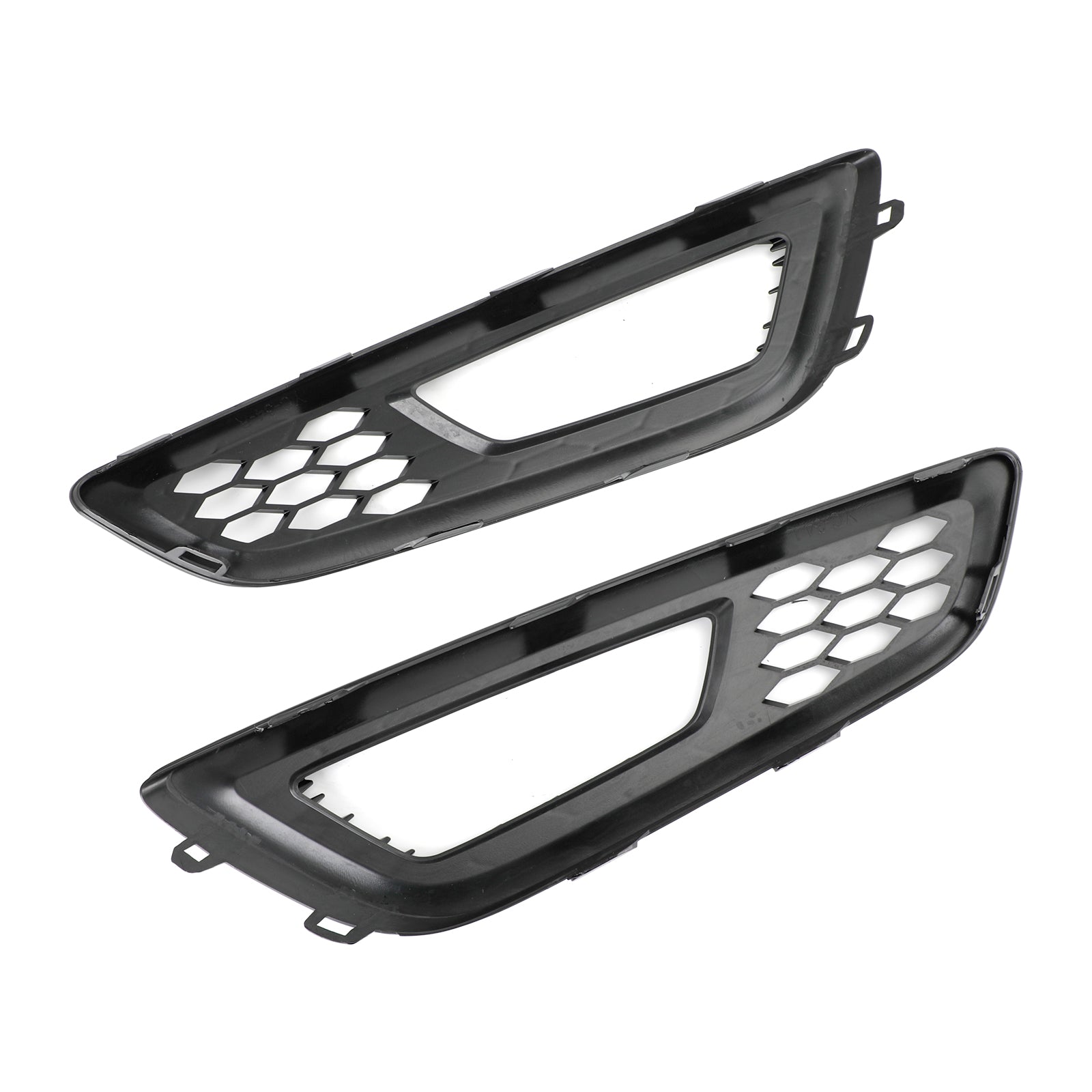 2015-2017 Ford Focus Pair Front Bumper Fog Light Lamp Cover Bezel Grill F1EZ15200A F1EZ15201A