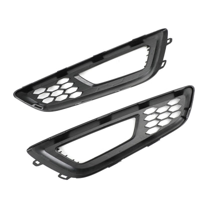 2015-2017 Ford Focus Pair Front Bumper Fog Light Lamp Cover Bezel Grill F1EZ15200A F1EZ15201A