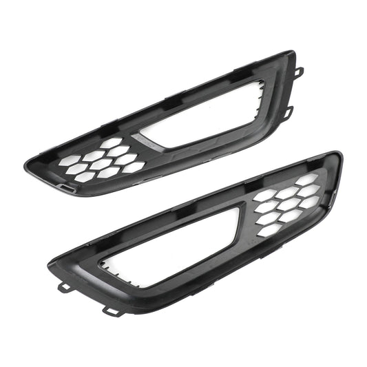 2015-2017 Ford Focus Pair Front Bumper Fog Light Lamp Cover Bezel Grill F1EZ15200A F1EZ15201A