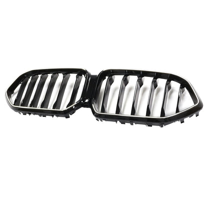 2020-2022 BMW X6 G06 M50i Black Front Bumper Grille with Camera Hole
