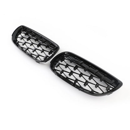 2008-2013 BMW M3 E92 E93 2-Door Meteor Black Front Kidney Grille (51137157277)