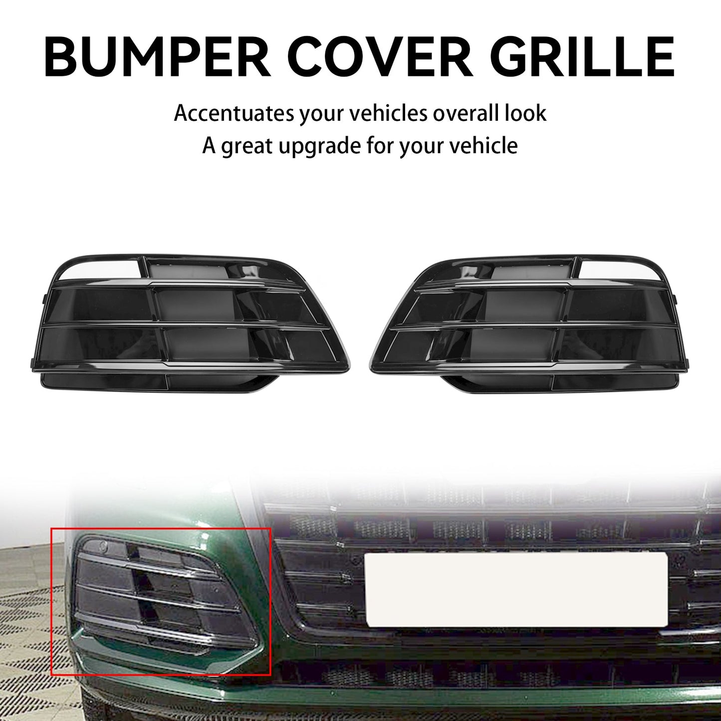 2018-2022 Audi SQ5 Q5 S-Line Pre-Facelift Front Bumper Grille (80A807679MRU6)
