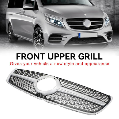 2014-2019 Mercedes-Benz V-Class W447 Diamond Front Upper Grille