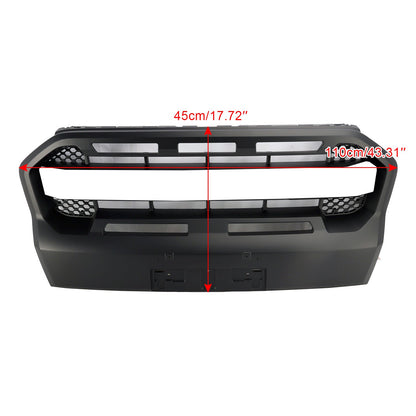 Matt Black Ranger Raptor Style Front Bumper Grille Fit Ford Ranger 2019-2023 T8