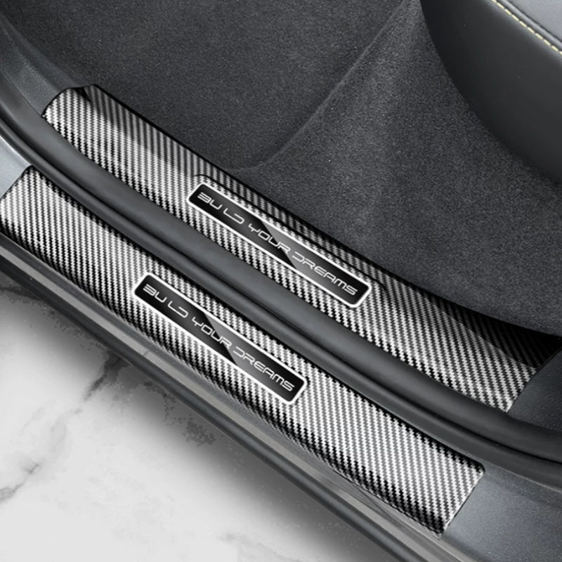 BYD Sealion 5 DM-i Carbon-Look ABS Door Sill Protector Covers