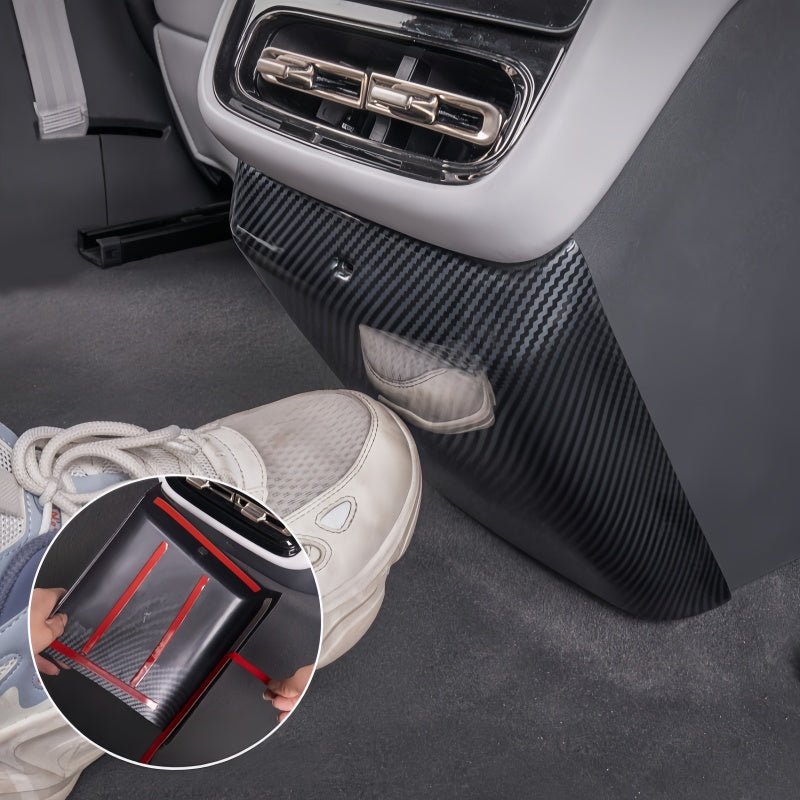Carbon Fiber Rear Air Vent Anti‑Kick Panel for 2026 Xpeng P7+