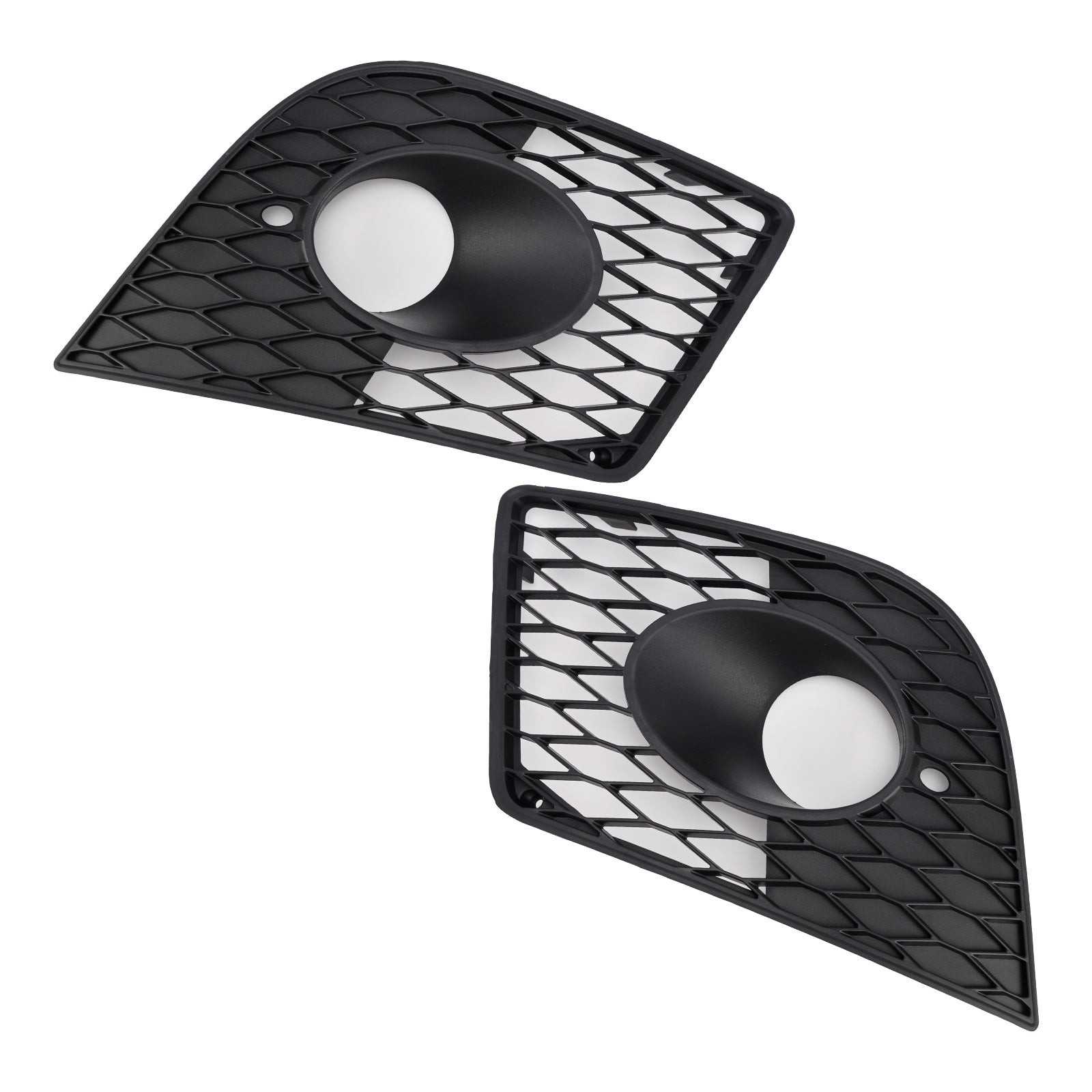 2005-2012 Seat Leon Cupra Front Bumper Fog Light Cover Grille — Pair (1P0853665C / 1P0853666C)