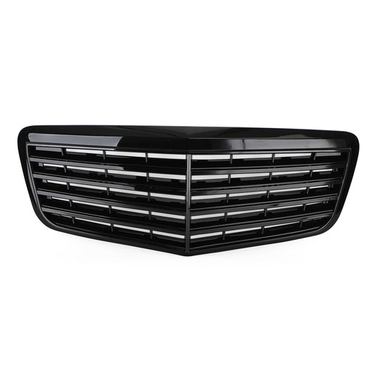 2007-2009 Mercedes-Benz E-Class W211 E350 E500 E63 Gloss Black Front Bumper Grille