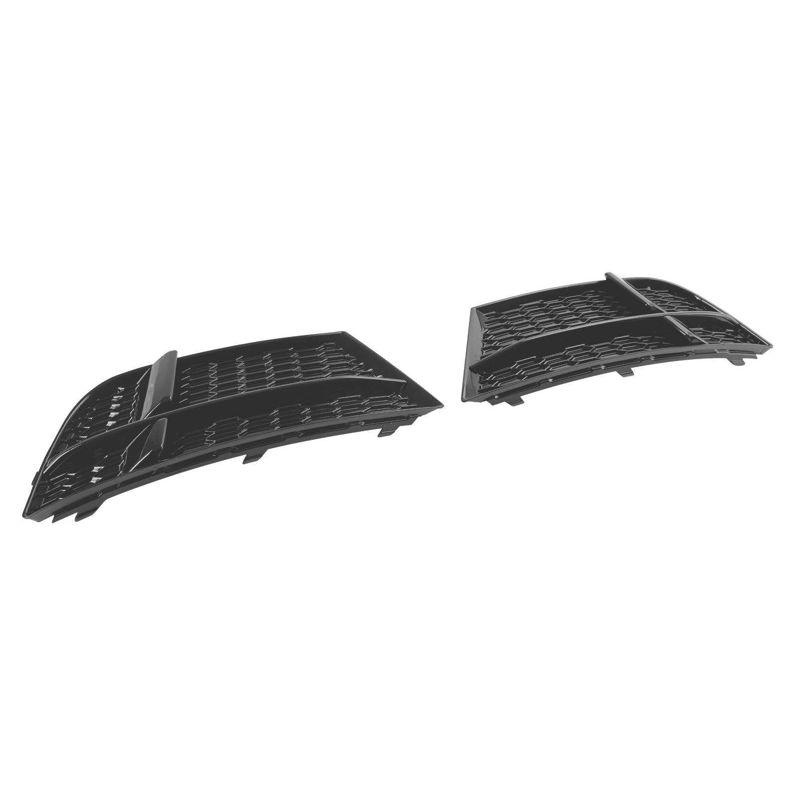 2016-2020 Audi A3 8V S-Line Front Fog Light Cover Bezel Grill — Pair (8V3807682 / 8V3807681)