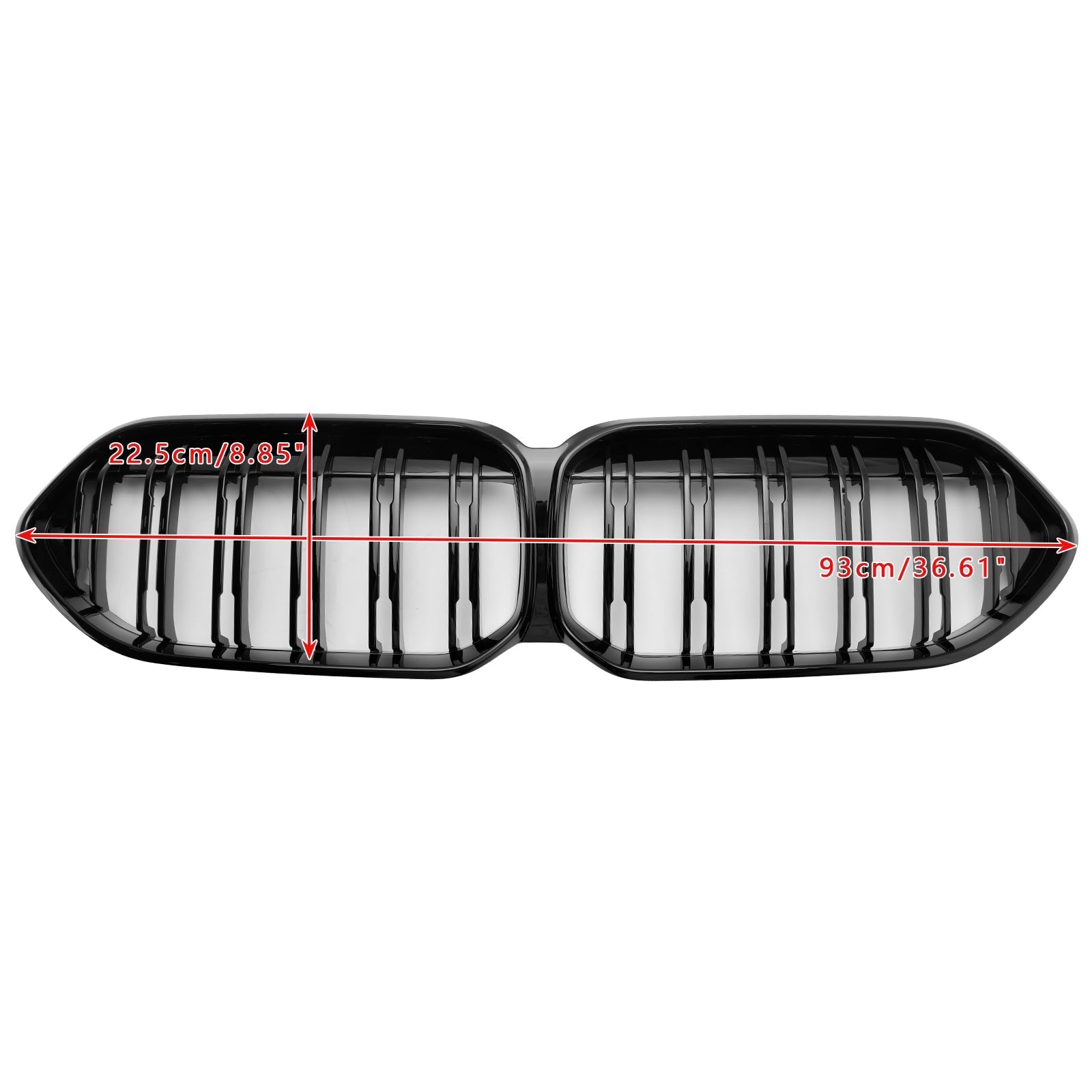 2020-2023 BMW 2 Series F44 Coupe M Gloss Black Front Bumper Kidney Grille (51135A39378)