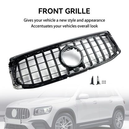 2020-2023 Mercedes-Benz GLB-Class X247 AMG-Line Gloss Black Front Bumper Grille