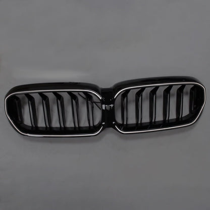 2021-2024 BMW 5 Series G30 G31 G38 Double Slat Gloss Black Front Kidney Grille